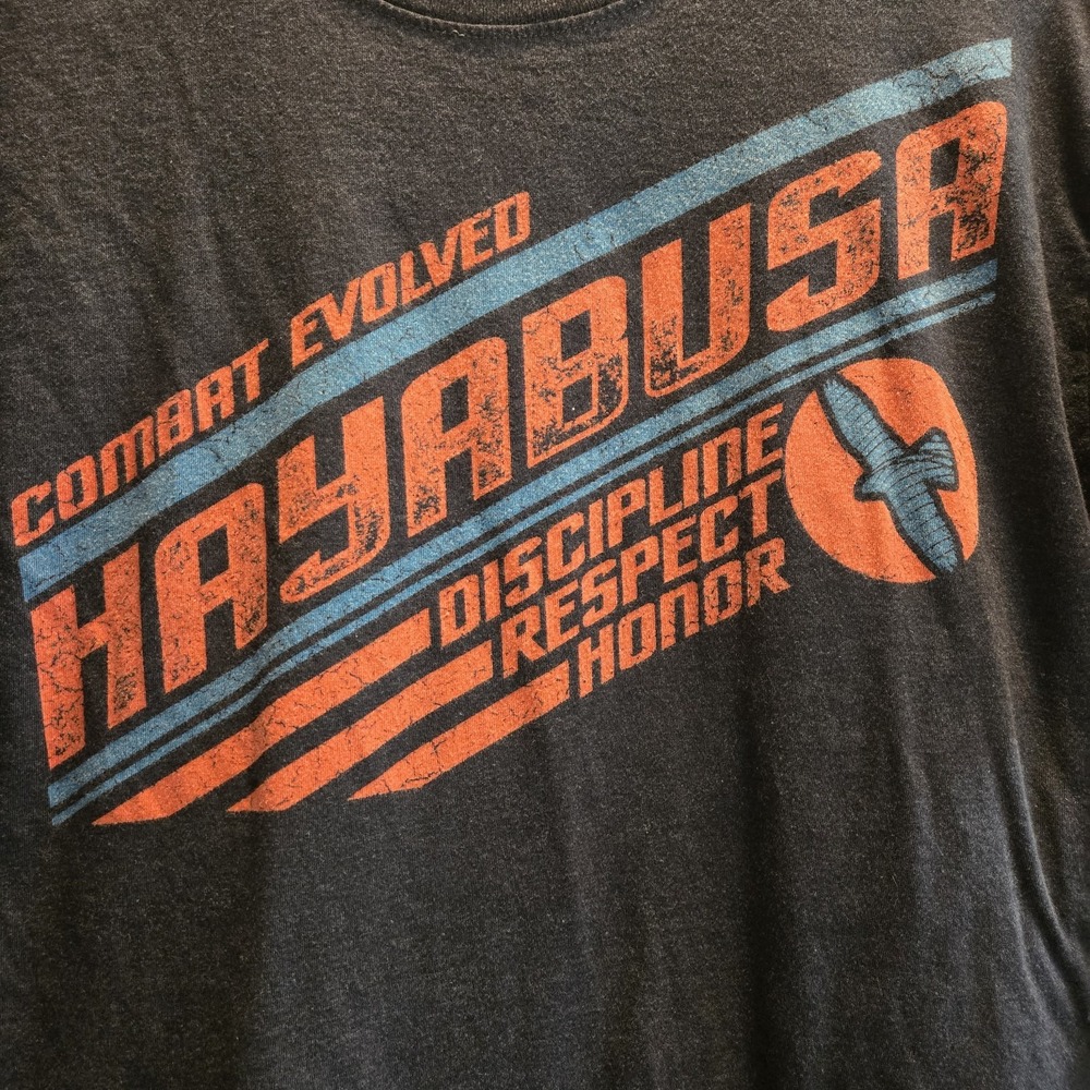 Hayabusa Combat Evolved T Shirt XL Discipline Respect Honor MMA Training Tee